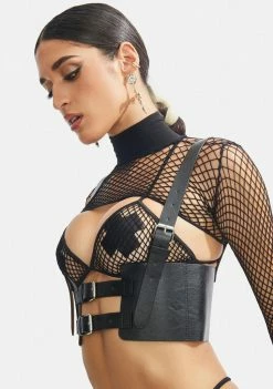 Lemon Drop By Privileged Elea Harness Black Belts & Harnesses