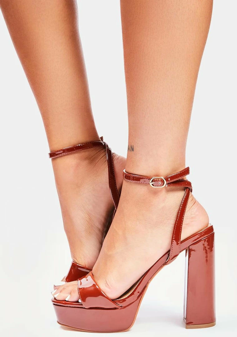 Best reviews of π₯ Lemon Drop By Privileged Cognac Switching Perspectives Peep Toe π Heels Platforms π₯ 1 Lemon Drop By Privileged Cognac Switching Perspectives Peep Toe Heels Platforms