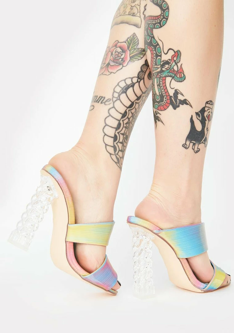 Best Sale π Lemon Drop By Privileged Arizone Iridescent π Heels π₯ 4 Lemon Drop By Privileged Arizone Iridescent Heels