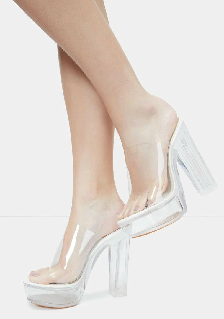 New π Lemon Drop By Privileged White Willanta Platform π Heels π 2 Lemon Drop By Privileged White Willanta Platform Heels