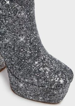 Lemon Drop By Privileged Silver Bourdeau Platform Boots