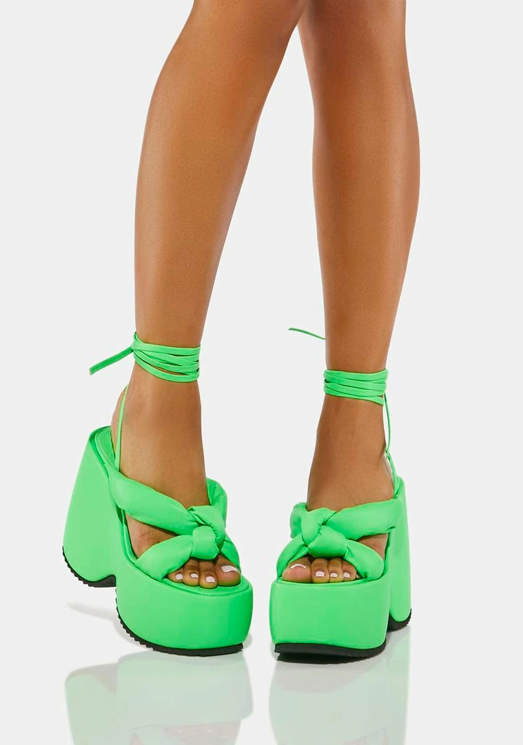 Buy π Lemon Drop By Privileged Platforms Vally Platform π©΄ Sandals π 2 Lemon Drop By Privileged Platforms Vally Platform Sandals