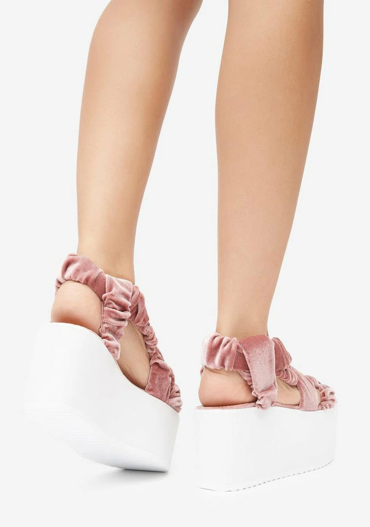 Outlet π₯ Lemon Drop By Privileged Blush Danyah Platform π©΄ Sandals Platforms 𧨠4 Lemon Drop By Privileged Blush Danyah Platform Sandals Platforms