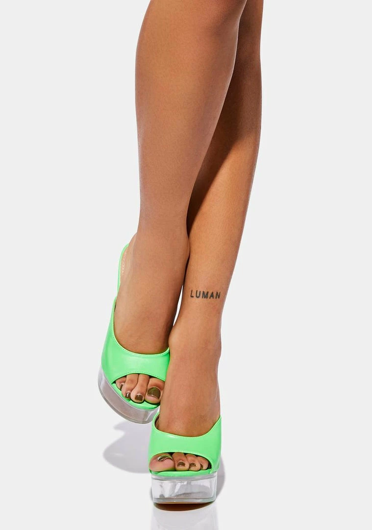 Promo β¨ Lemon Drop By Privileged Lime Dreamful Platform π Heels π 3 Lemon Drop By Privileged Lime Dreamful Platform Heels