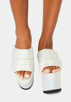 Cheapest β€οΈ Lemon Drop By Privileged White Manolya Platform π©΄ Sandals β€οΈ 6 Lemon Drop By Privileged White Manolya Platform Sandals