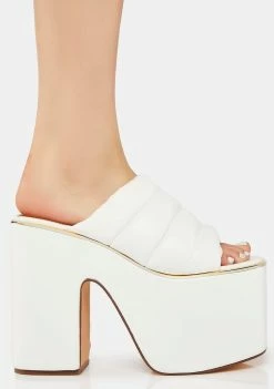 Lemon Drop By Privileged Leisha Platform Heels