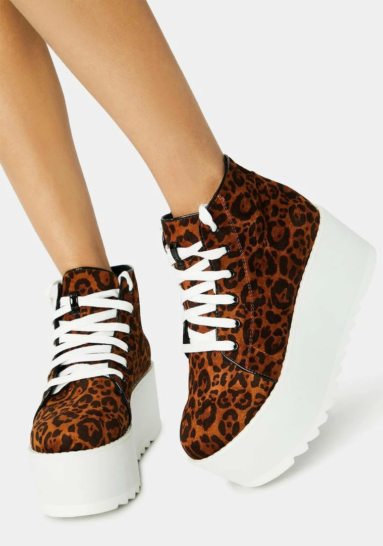Hot Sale π Lemon Drop By Privileged Leopard Barletta Platform π Sneaker Platforms π 2 Lemon Drop By Privileged Leopard Barletta Platform Sneaker Platforms