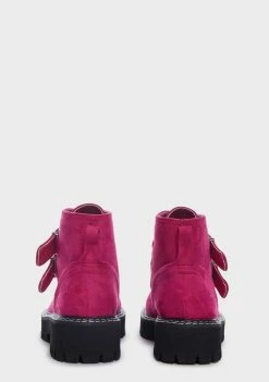 Lemon Drop By Privileged Boots & Booties Fuchsia Flippen Ankle Boots