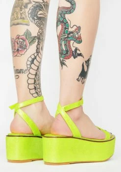 Outlet π Lemon Drop By Privileged Davvy Platform π©΄ Sandals Platforms π 7 Lemon Drop By Privileged Davvy Platform Sandals Platforms
