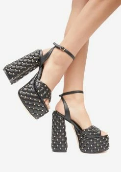 Lemon Drop By Privileged Black Lanzi Platform Heels