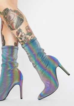 Lemon Drop By Privileged Live To Shine Reflective Booties