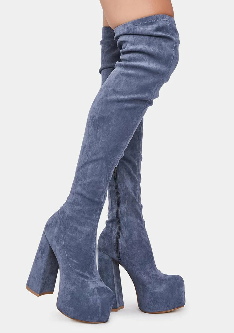 New π― Lemon Drop By Privileged π₯Ύ Boots & Booties Blue Havasu Knee High π₯Ύ Boots π 2 Lemon Drop By Privileged Boots & Booties Blue Havasu Knee High Boots