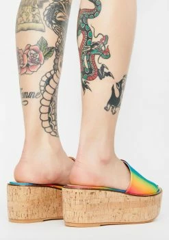 Best Sale π Lemon Drop By Privileged Rainbow Fiji Platform π©΄ Sandals β¨ 7 Lemon Drop By Privileged Rainbow Fiji Platform Sandals