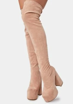 Lemon Drop By Privileged Nude Havasu Knee High Boots Boots & Booties