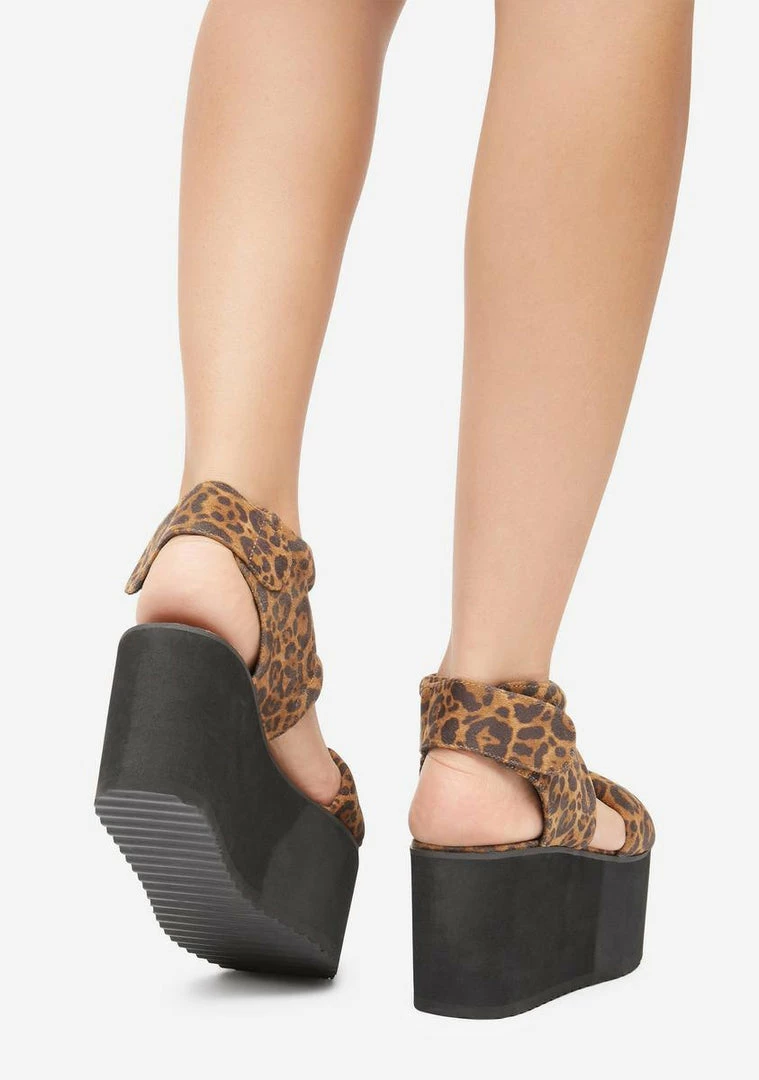 Best deal β¨ Lemon Drop By Privileged Tan Leopard Bibestie Platform π©΄ Sandals β 4 Lemon Drop By Privileged Tan Leopard Bibestie Platform Sandals
