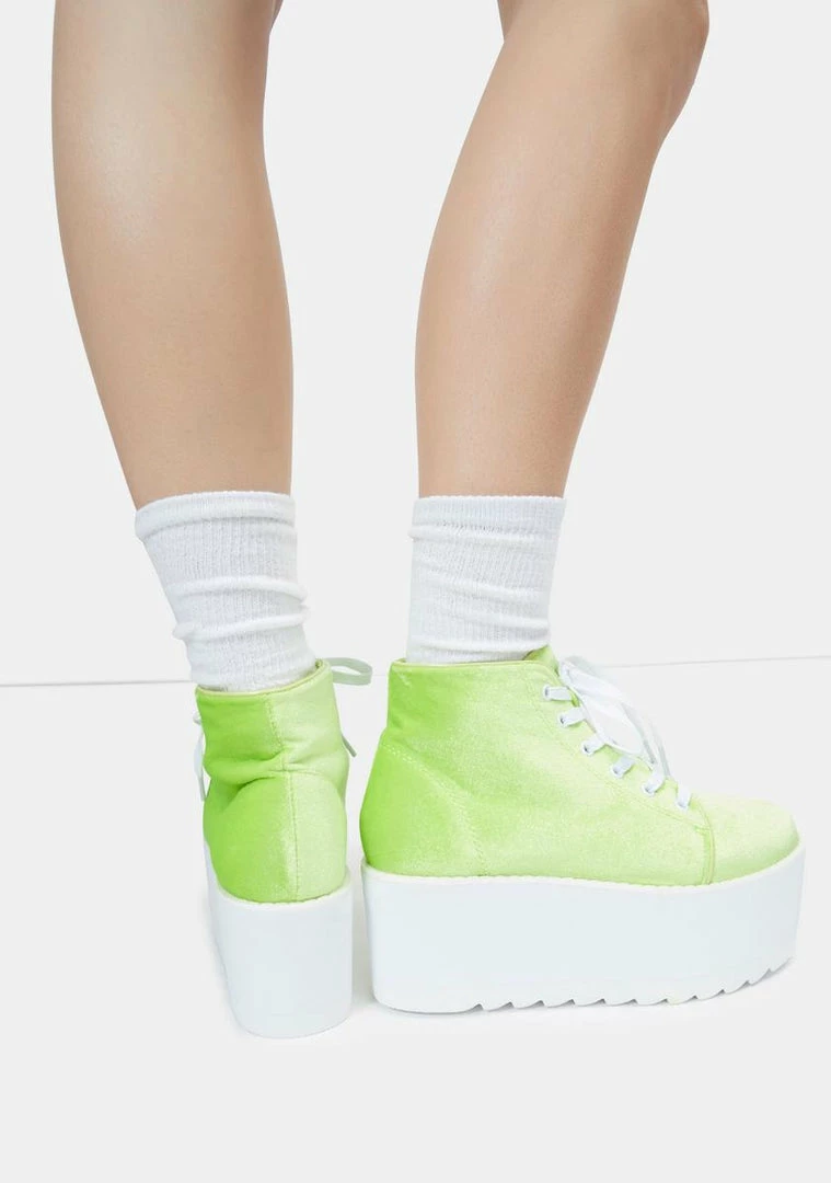 Best reviews of π₯ Lemon Drop By Privileged Platforms Green Barletta Platform π Sneakers π€© 4 Lemon Drop By Privileged Platforms Green Barletta Platform Sneakers