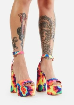 Lemon Drop By Privileged Ruduki Platform Heels Platforms