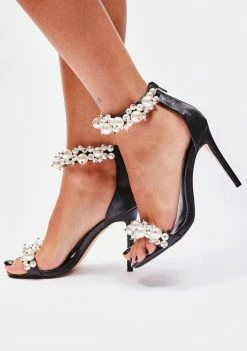 Best Sale π€© Lemon Drop By Privileged Black Fulcrum Stiletto π Heels π 7 Lemon Drop By Privileged Black Fulcrum Stiletto Heels