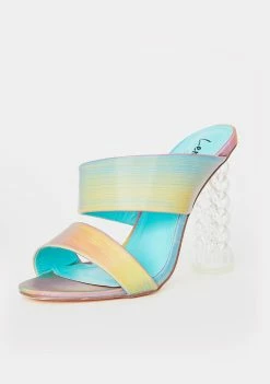 Lemon Drop By Privileged Arizone Iridescent Heels