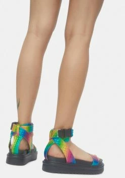 Cheap π Lemon Drop By Privileged Rainbow Kassandra Gladiator π©΄ Sandals π₯ 7 Lemon Drop By Privileged Rainbow Kassandra Gladiator Sandals