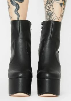 Lemon Drop By Privileged Platforms Zimia Platform Boots