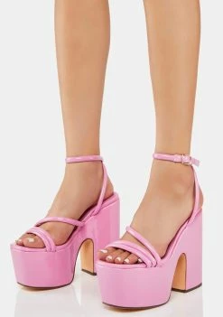 Lemon Drop By Privileged Pink Jicole Platform Heels