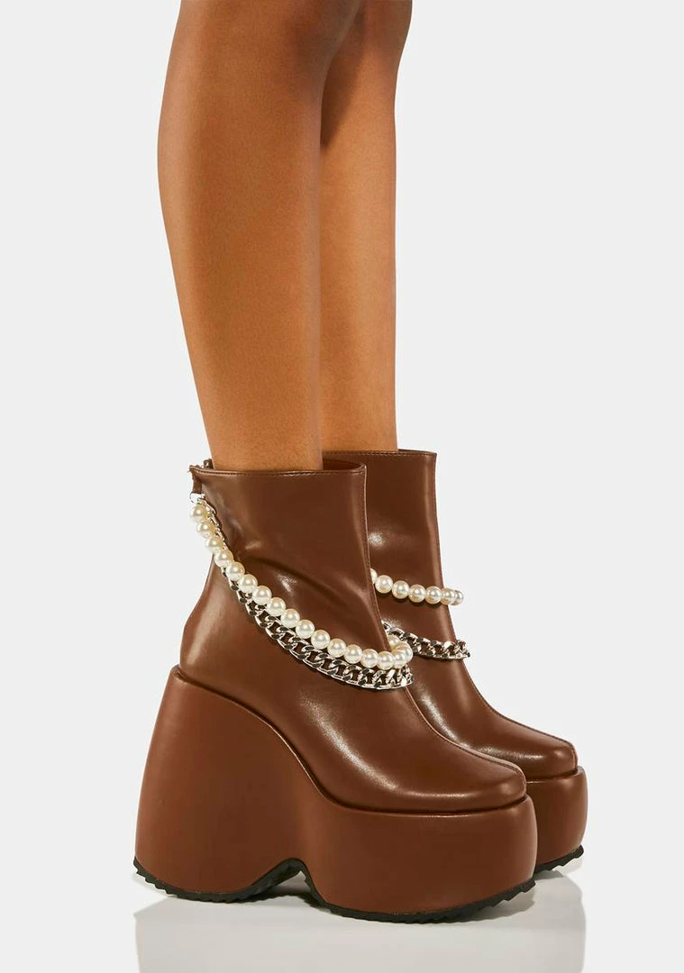 Best reviews of π₯° Lemon Drop By Privileged Brown Dolores Ankle π₯Ύ Boots Platforms π― 2 Lemon Drop By Privileged Brown Dolores Ankle Boots Platforms