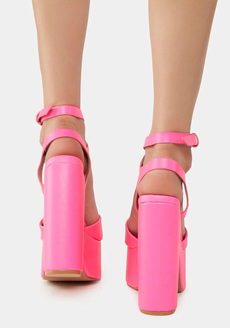 Promo β¨ Lemon Drop By Privileged Fuchsia Taga Platform π Heels π₯ 5 Lemon Drop By Privileged Fuchsia Taga Platform Heels