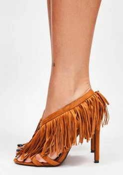 Lemon Drop By Privileged Camel Fairbanks Fringe Heels