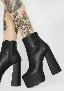 Lemon Drop By Privileged Platforms Zimia Platform Boots