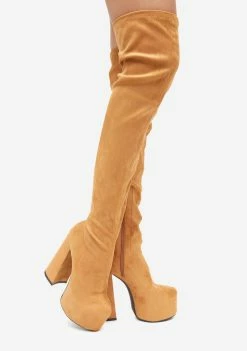 Lemon Drop By Privileged Camel Havasu Platform Boots