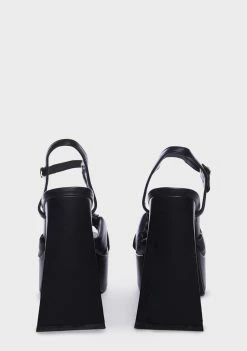 Coupon π Lemon Drop By Privileged Black Hiner Platform π Heels β 7 Lemon Drop By Privileged Black Hiner Platform Heels