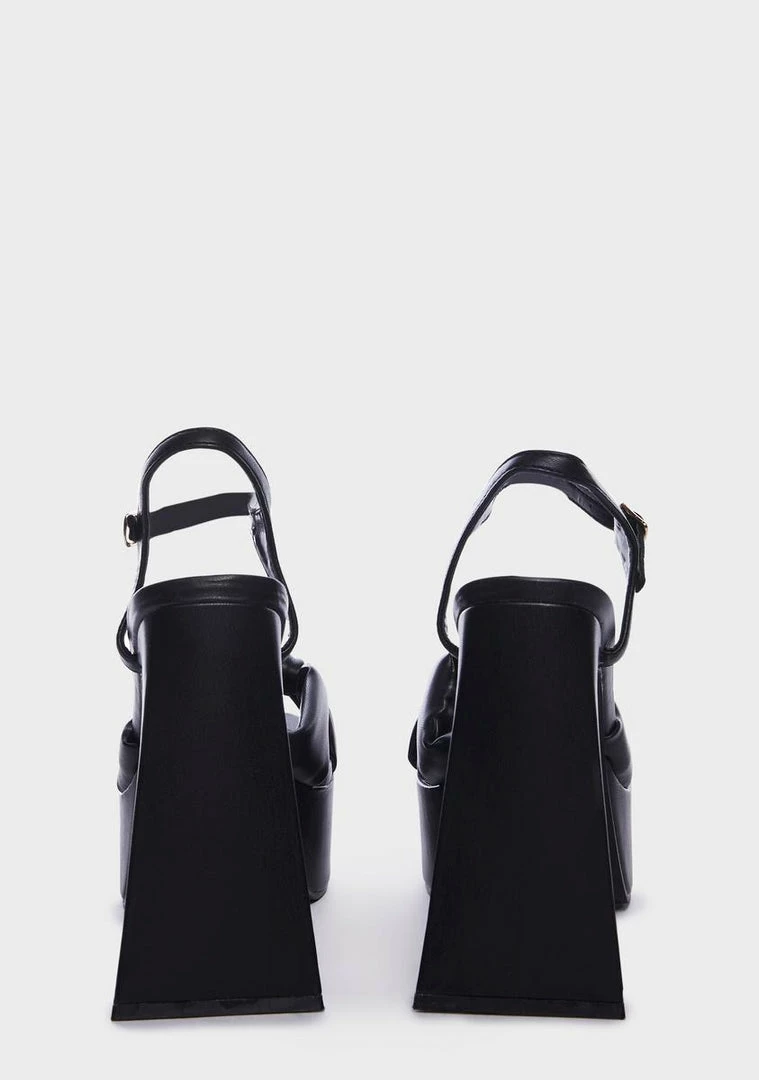 Coupon π Lemon Drop By Privileged Black Hiner Platform π Heels β 4 Lemon Drop By Privileged Black Hiner Platform Heels