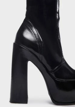 Lemon Drop By Privileged Platforms Caputo Platform Boots