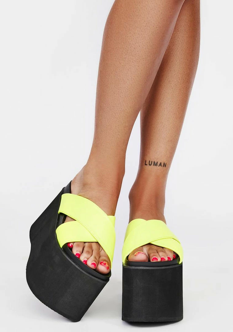 Best Sale π Lemon Drop By Privileged Yellow Tanner Platform π©΄ Sandals Platforms β¨ 3 Lemon Drop By Privileged Yellow Tanner Platform Sandals Platforms