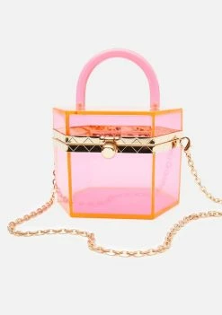 Cheap π― Lemon Drop By Privileged Pink Marcie Acrylic π Handbag β€οΈ 7 Lemon Drop By Privileged Pink Marcie Acrylic Handbag