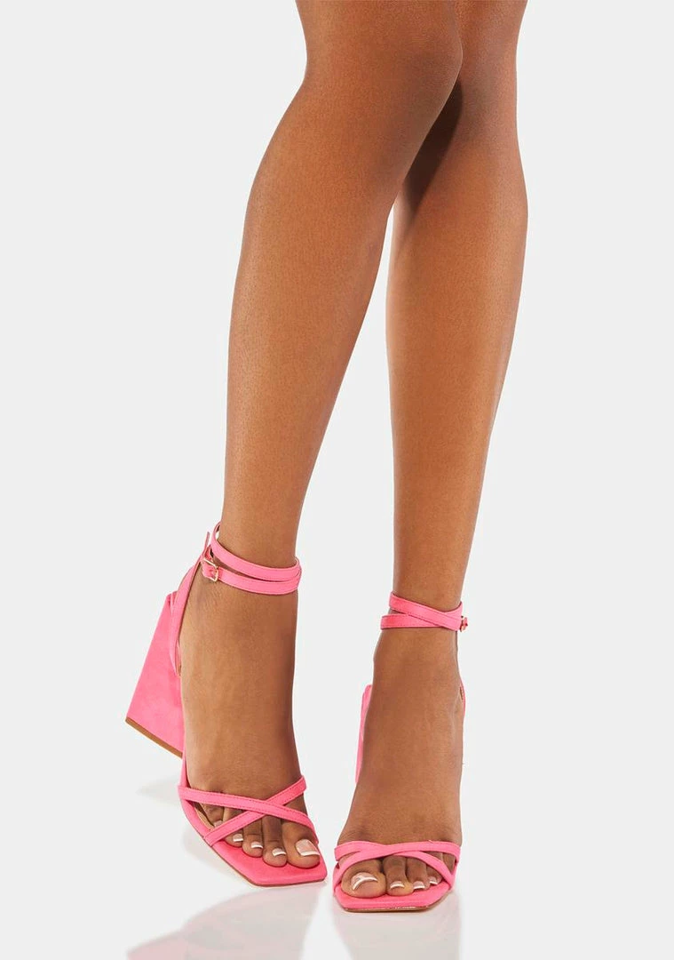 Best deal π€© Lemon Drop By Privileged Pink Naomi Block π Heels π 3 Lemon Drop By Privileged Pink Naomi Block Heels