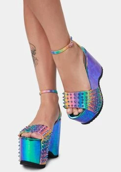 Lemon Drop By Privileged Areal Studded Platforms