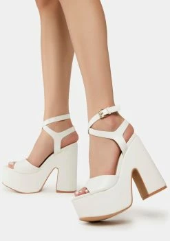 Lemon Drop By Privileged Taga Platform Heels