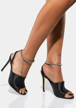 Lemon Drop By Privileged Tinny Peep Toe Heels