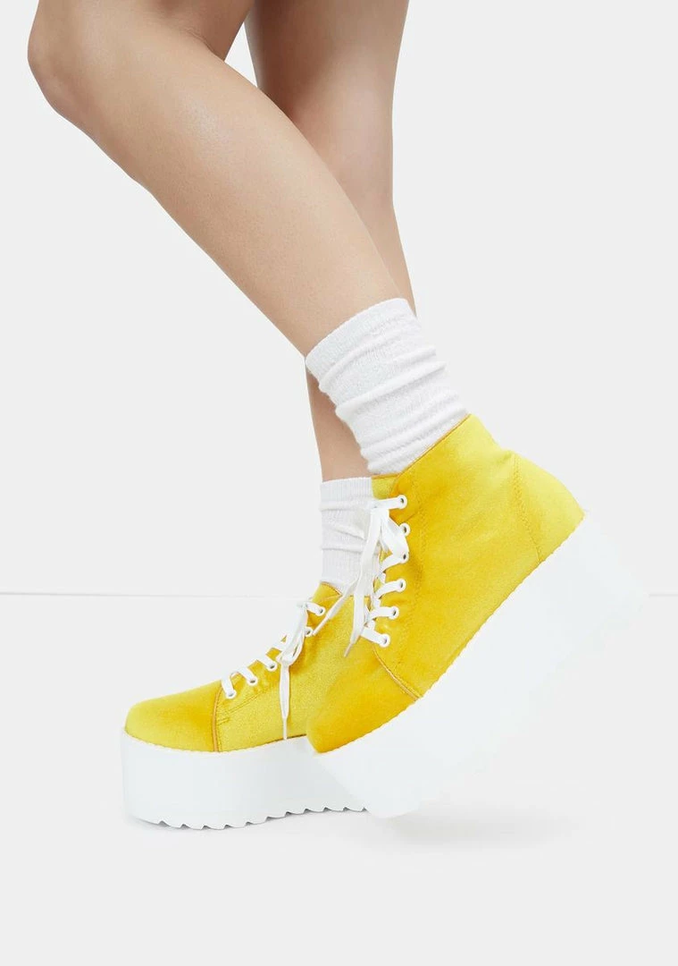 Brand new π― Lemon Drop By Privileged Yellow Barletta Platform π Sneakers π 2 Lemon Drop By Privileged Yellow Barletta Platform Sneakers