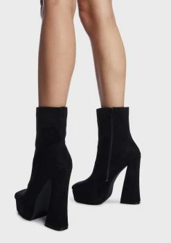 Lemon Drop By Privileged Black Nessan Platform Boots