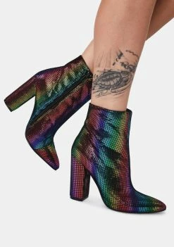 Lemon Drop By Privileged Lisbeth Heeled Booties Boots & Booties