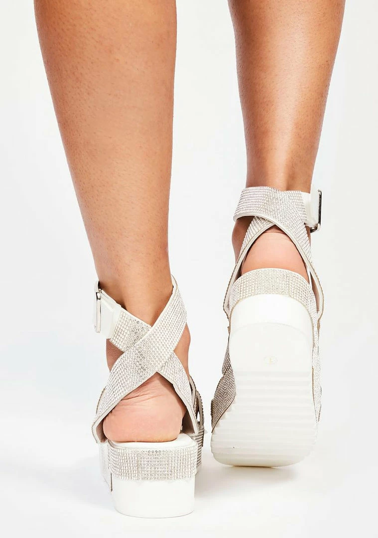 Outlet π Lemon Drop By Privileged Platforms White Tyriq Platform π©΄ Sandals π€© 4 Lemon Drop By Privileged Platforms White Tyriq Platform Sandals