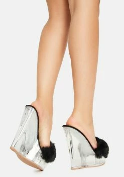 Lemon Drop By Privileged Black Iris Wedge Heels Wedges