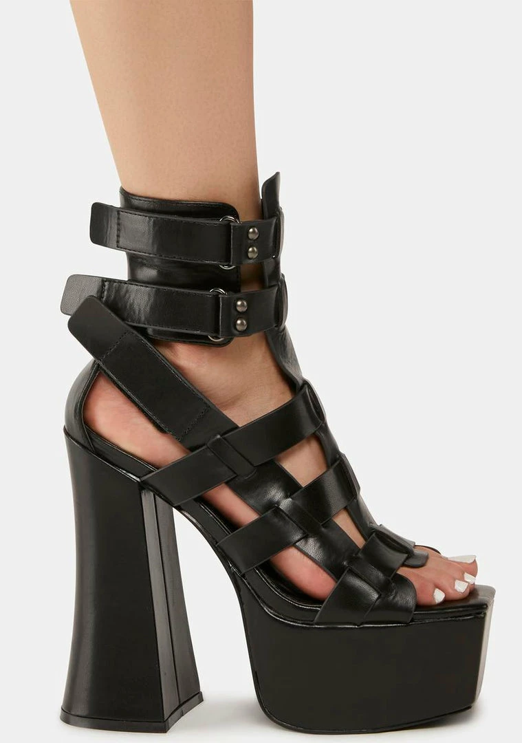 Brand new βοΈ Lemon Drop By Privileged Platform π Heels Glorify Platform π©΄ Sandals π 4 Lemon Drop By Privileged Platform Heels Glorify Platform Sandals