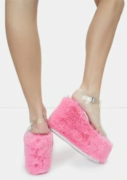 Lemon Drop By Privileged Pink Zahara Platform Sandals