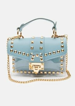 Lemon Drop By Privileged Edge Studded Handbag Bags & Wallets