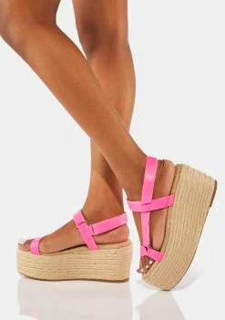 Lemon Drop By Privileged William Platform Sandals