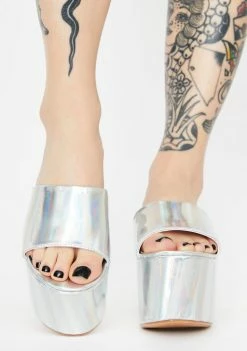 Buy β¨ Lemon Drop By Privileged Lenox Holographic Platform π©΄ Sandals Platforms π 6 Lemon Drop By Privileged Lenox Holographic Platform Sandals Platforms